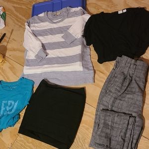 5 piece ladies clothes lot s/m h&m,newyork sport,gap,